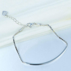 Solid 925 Sterling Silver Bracelet MXFB8026