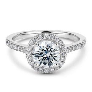 18CT White/Yellow/Rose Gold Brilliant Cut Halo Semi Diamond Mount