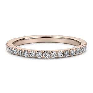 18CT White/Rose/Yellow Gold halo eternity band gold ring