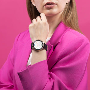 Reflex Active Series 07 Rose Gold Crystal Black Smart Watch RA07-2134