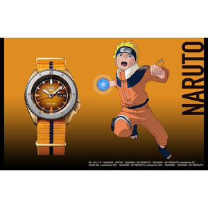 Seiko 5 Sports NARUTO & BORUTO Collaboration Naruto Limited Edition SBSA092