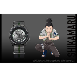 Seiko 5 Sports NARUTO & BORUTO Collaboration Shikamaru Limited Edition SBSA097