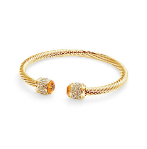 BELLA BANGLES W93 TOPAZ CRYSTAL