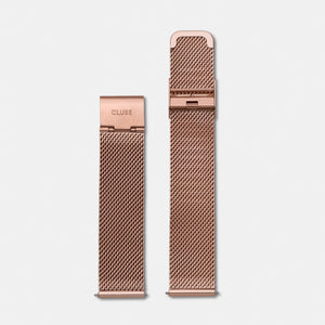 CLUSE 16mm Strap Mesh Rose Gold