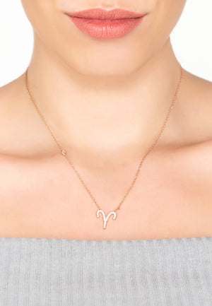 Aries Zodiac Necklace