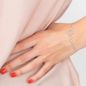 Open Clover Bracelet