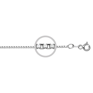 Sterling Silver Box Chain CH12 60cm