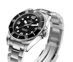 TITONI Seascoper COSC Automatic Diver's 83600 S-BK-256