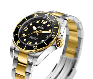 TITONI Seascoper COSC Automatic Diver's 83600 SY-BK-256