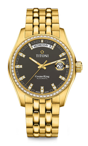 TITONI Cosmo King Auto Gents Watch 797 G-DB-542