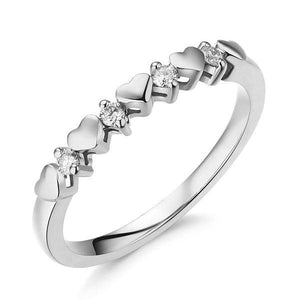 14K White Gold Bridal Wedding Band Ring 0.11 Ct Natural Diamonds MKR7059