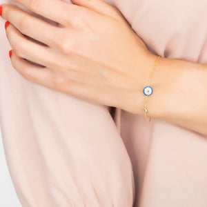 Evil Eye Bracelet Gold