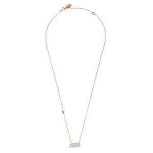 Aquarius Zodiac Necklace
