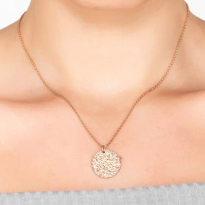 Full Moon Necklace - White Topaz