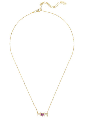 Mums the Word Necklace Gold