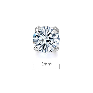 Sterling Silver Moissanite Earrings (0.50ct) 1 piece