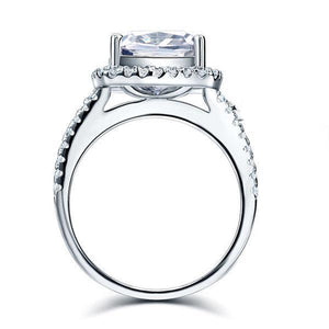 925 Sterling Silver Wedding Engagement Ring 5 Carat Created Zirconia MXFR8204