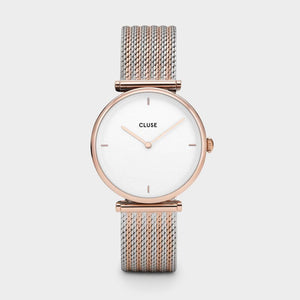 CLUSE Triomphe Rose Gold Bicolour Mesh CW0101208001