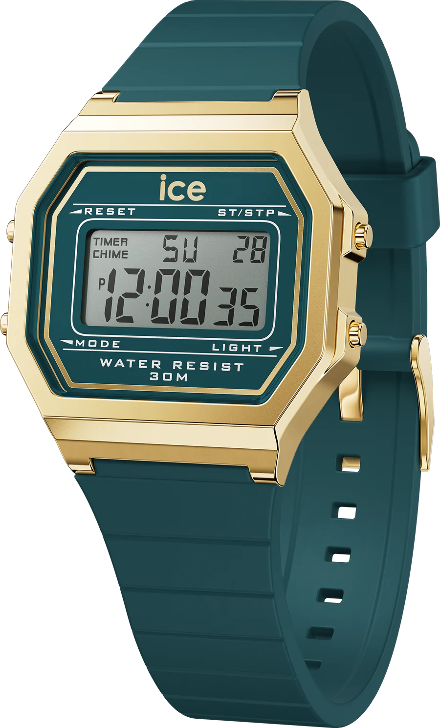 ICE digit retro - Verdigreen gold 022069