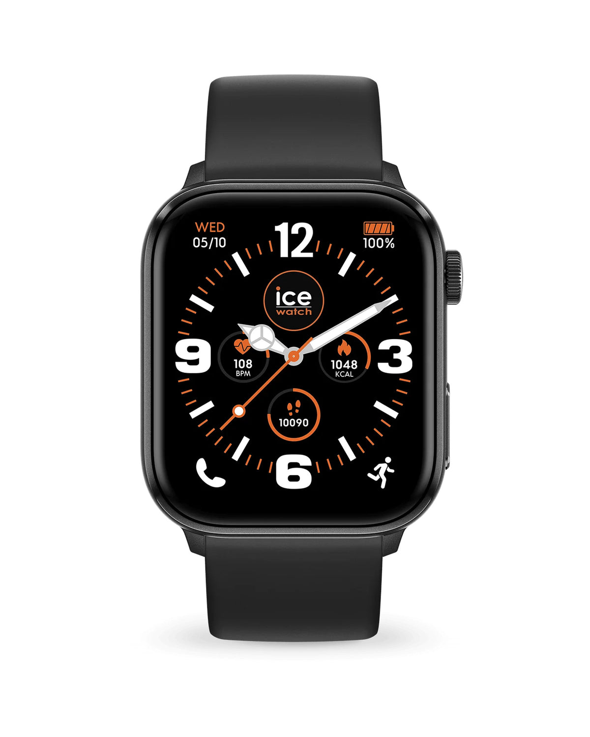 Ice smart 3.0 1.78 Amoled GPS Black Silicone Strap Watch