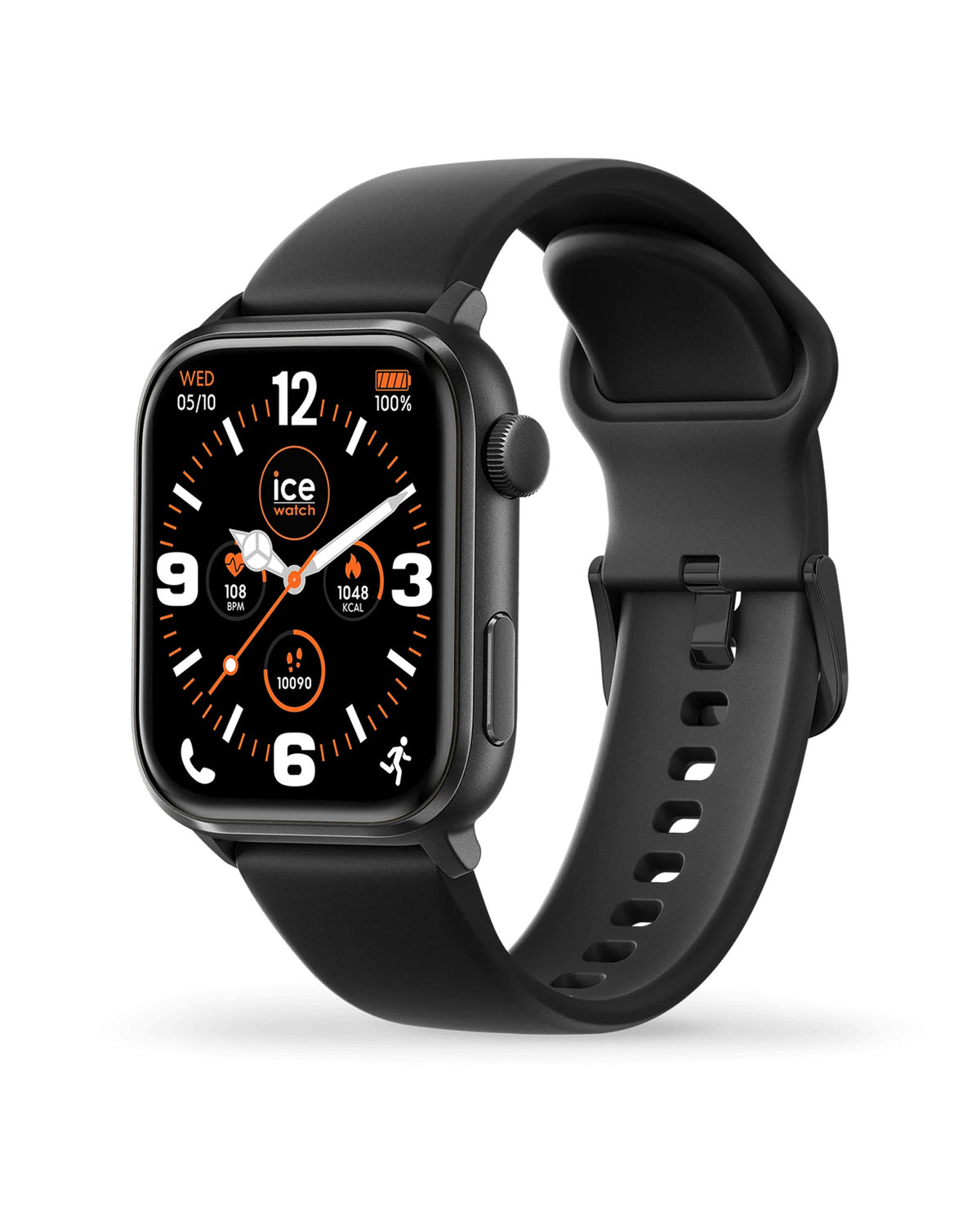 Ice smart 3.0 1.78 Amoled GPS Black Silicone Strap Watch