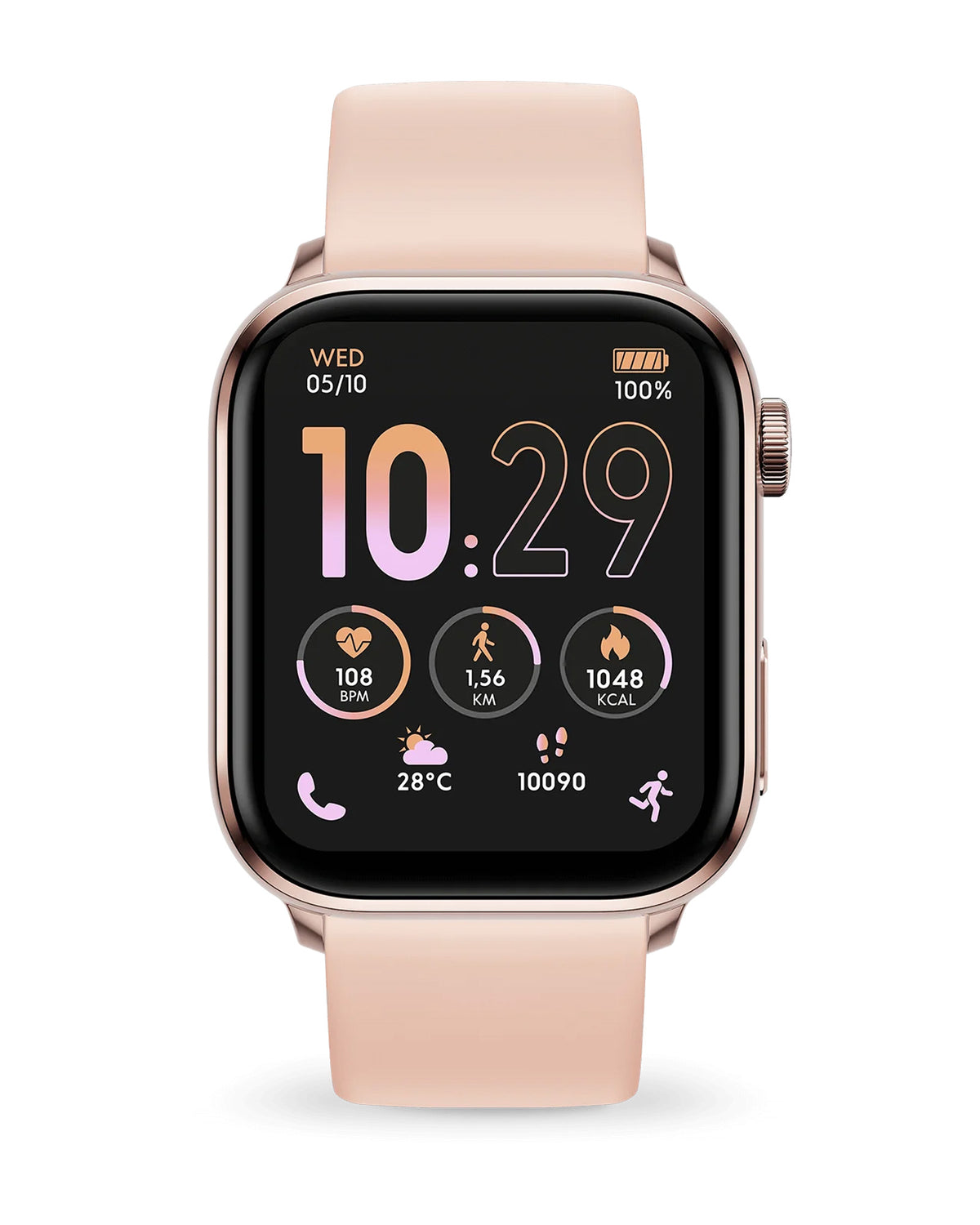 Ice smart 3.0 1.78 Amoled GPS Nude Silicone Strap Watch