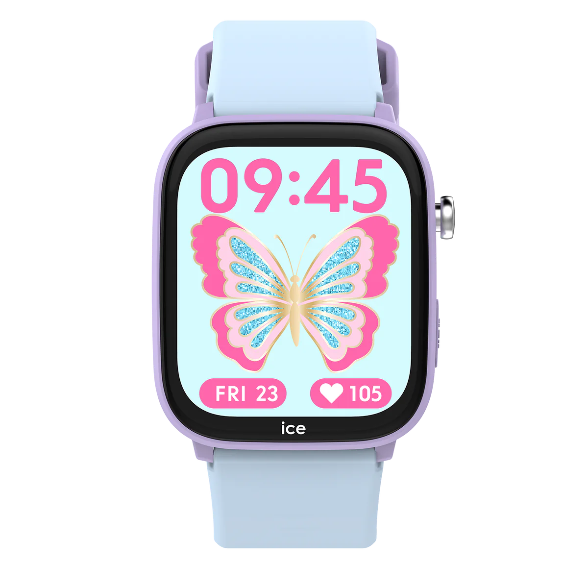 ICE smart junior 3.0 1.78 Amoled Soft Blue Strap with Find My Tag Watch