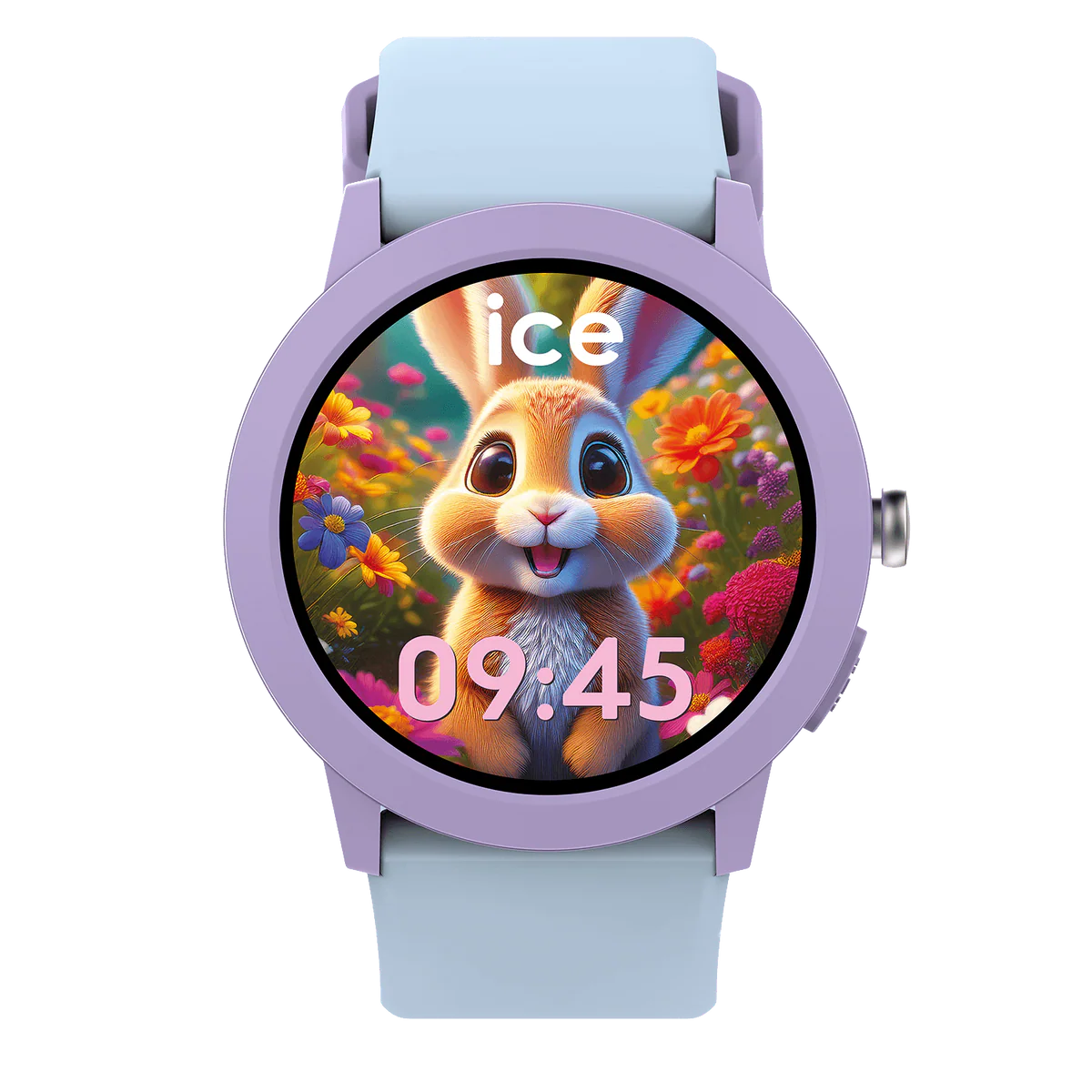 ICE smart junior RD 3.0 Find My round Purple Soft blue