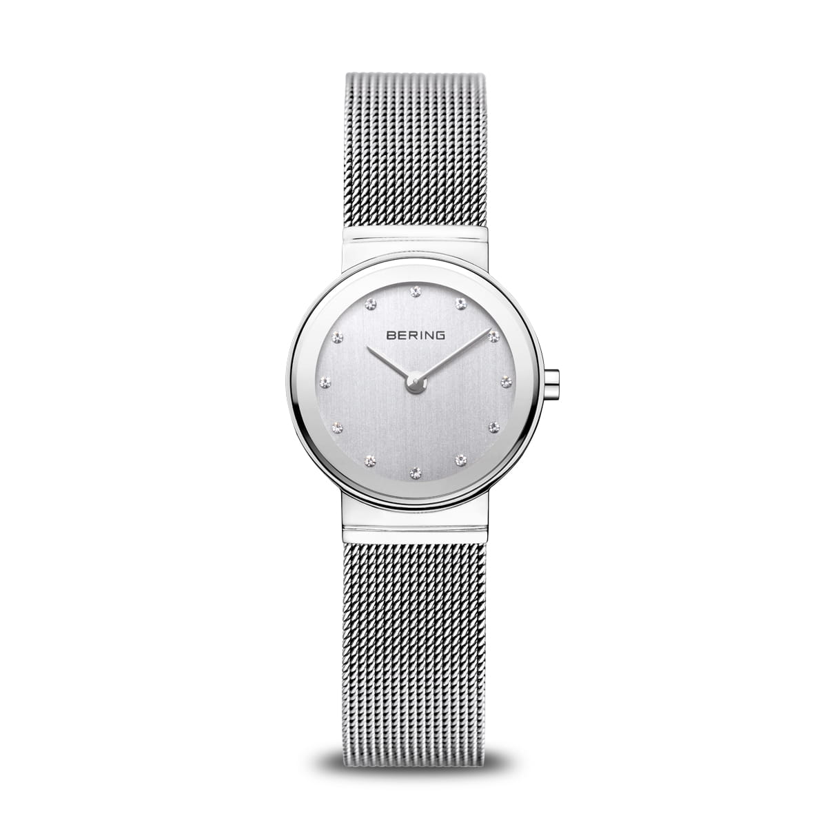 BERING Classic Polished Silver Milanese Strap