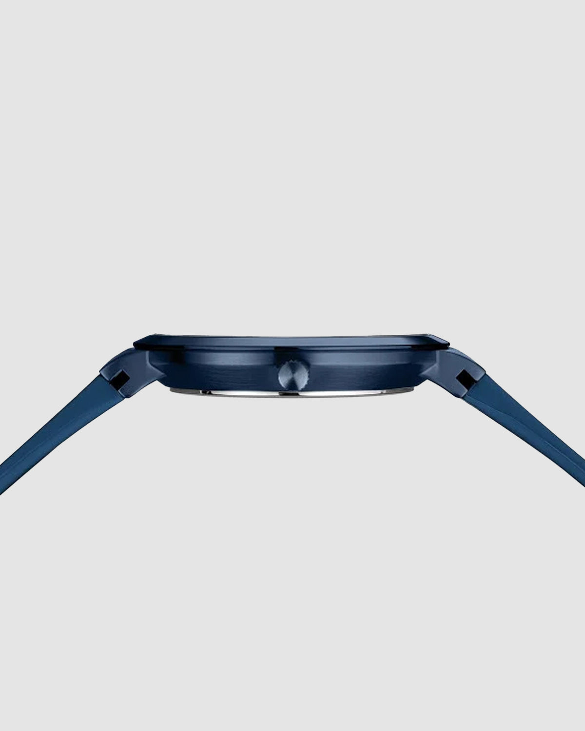 Bering Gents 41mm Blue Dial Blue Silicon Strap Watch