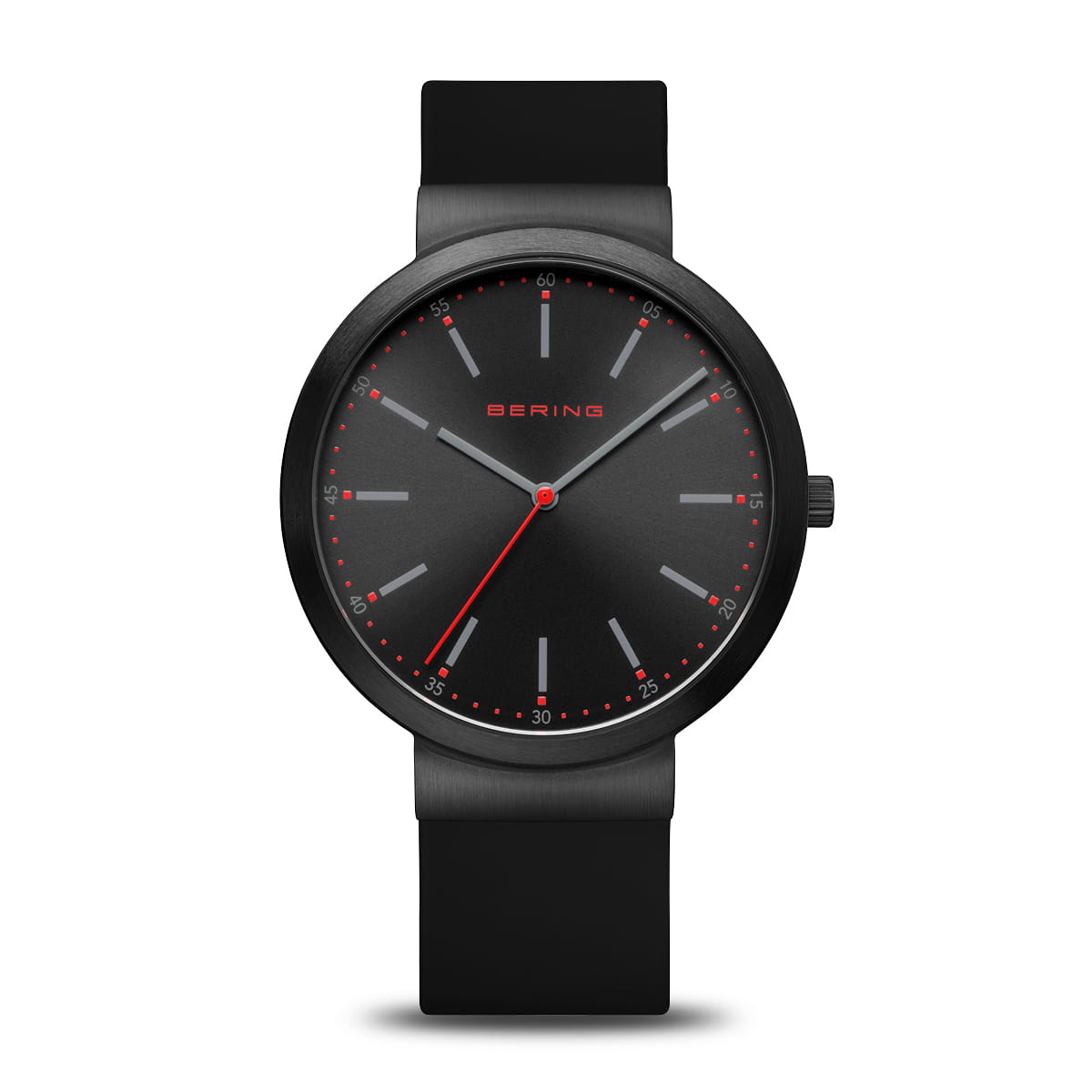 BERING Classic Polished Black Gents Watch