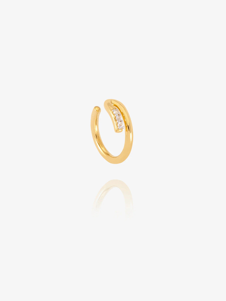 Rachel Jackson Shimmering Sun Ear Cuff Gold