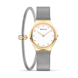 BERING Classic Polished Gold Ladies Gift Set