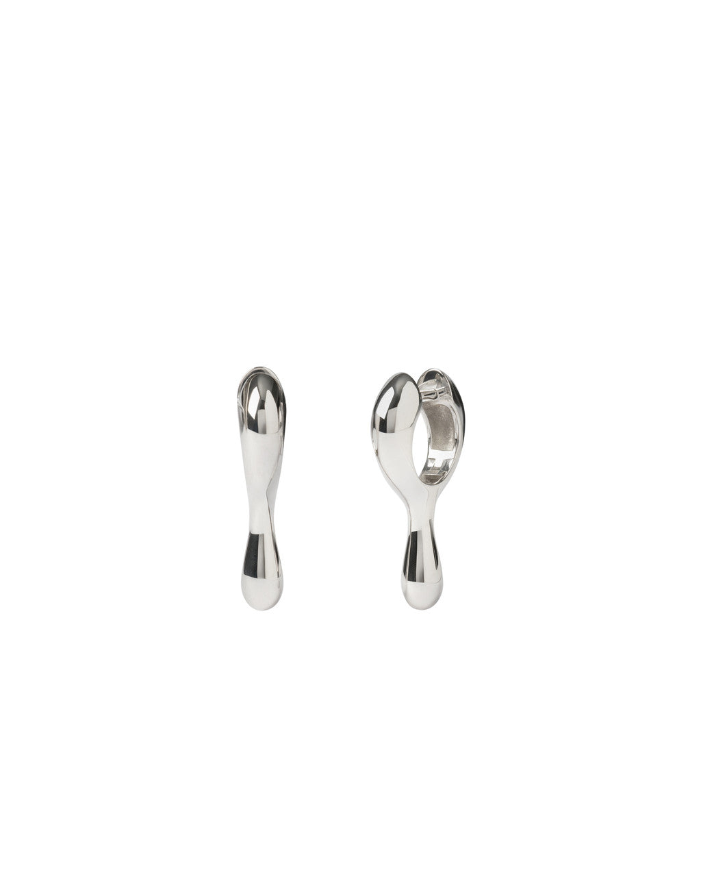 PDPAOLA Ray Silver Hoops
