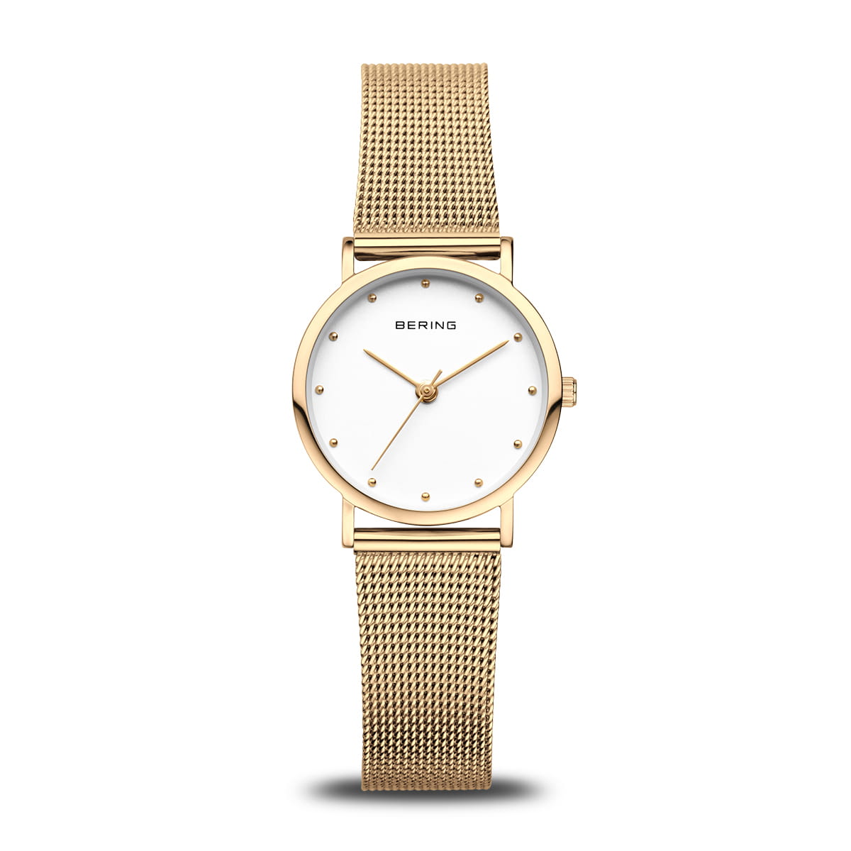 BERING Classic Polished Gold Ladies Watch