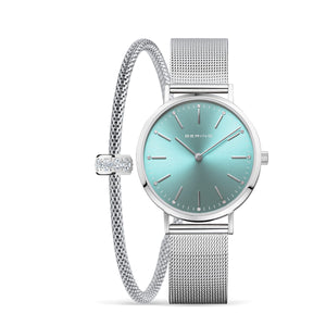 BERING Classic Polished Silver Ladies Watch