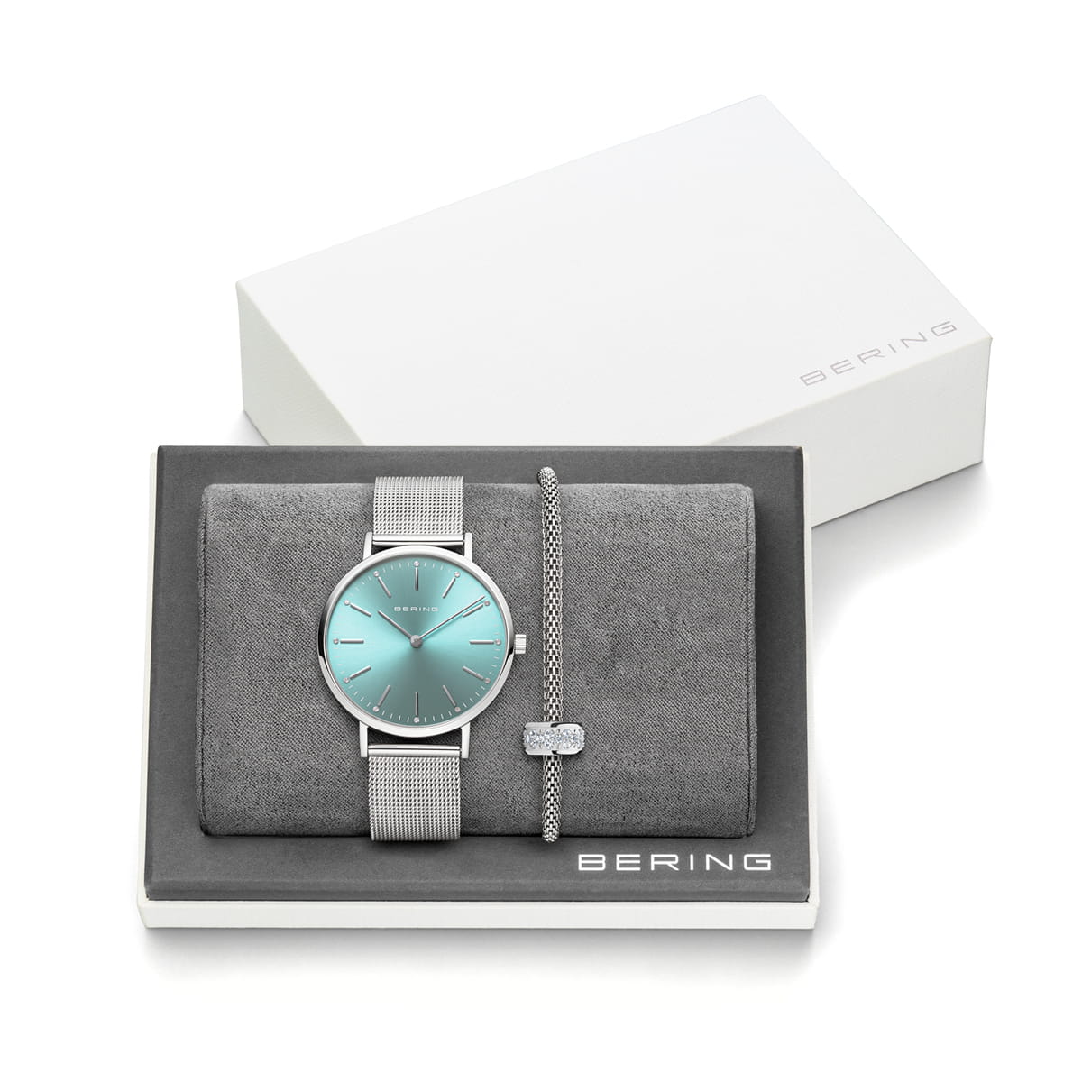 BERING Classic Polished Silver Ladies Watch