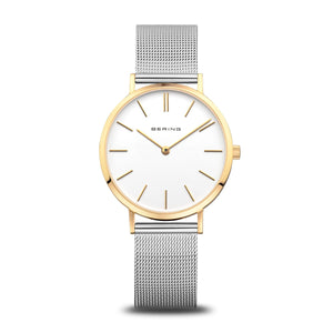 BERING Classic Polished Gold Ladies Watch