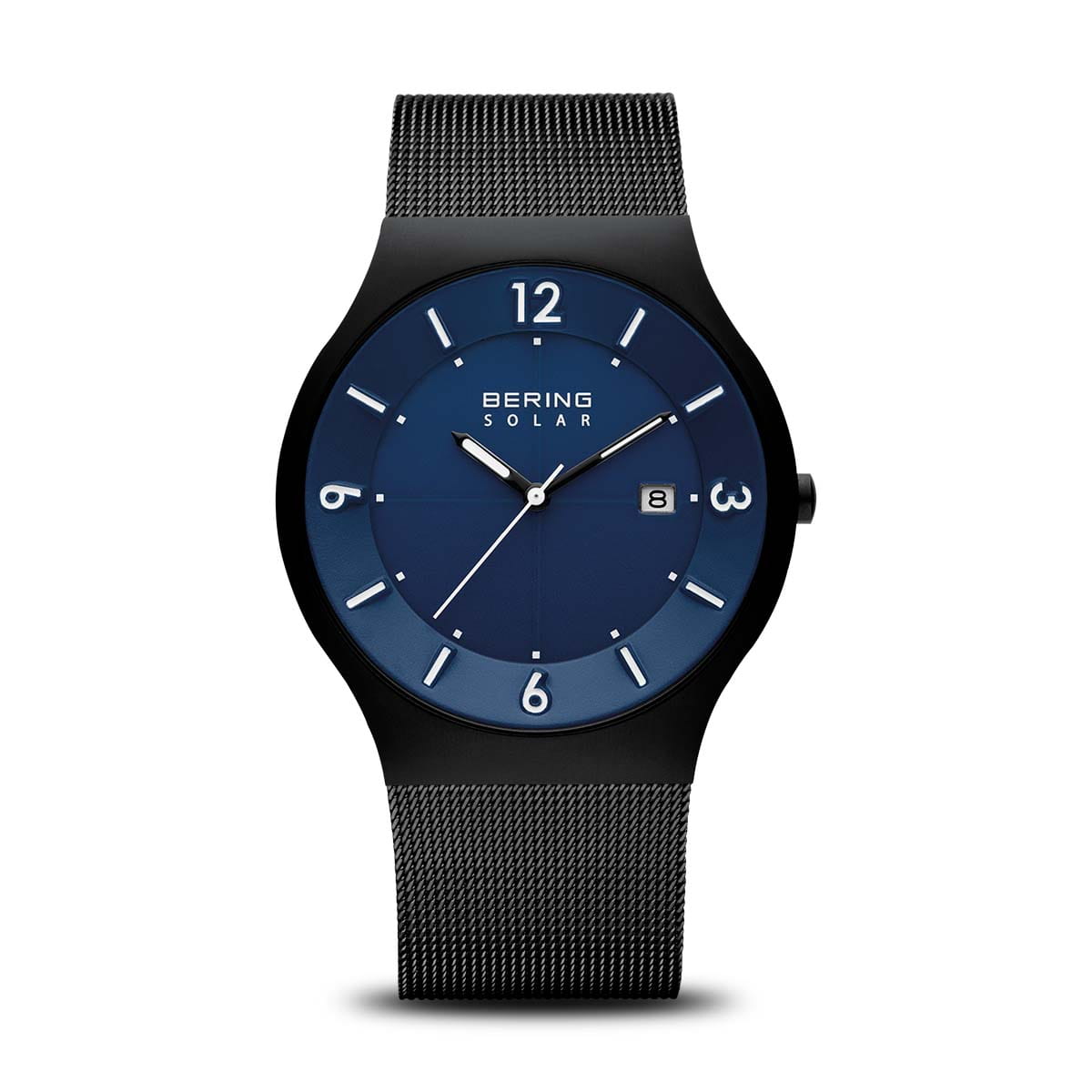 BERING Solar Brushed Black Men's Watch