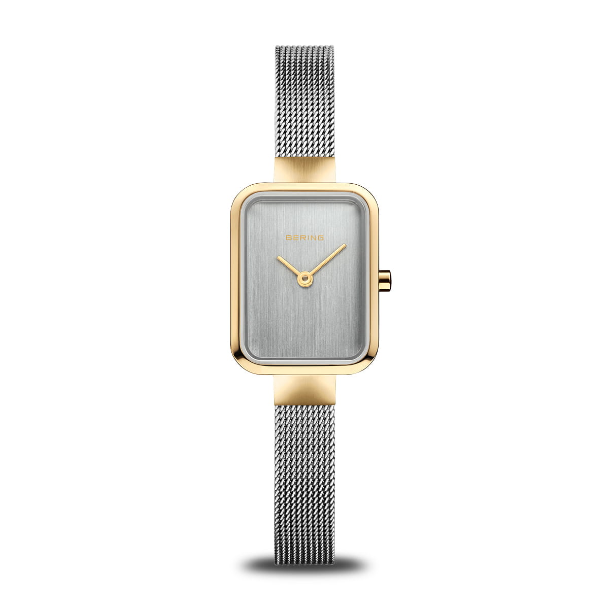 BERING Classic Polished/Brushed Gold Milanese Strap