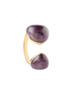 PDPAOLA Amethyst Gravity Ring