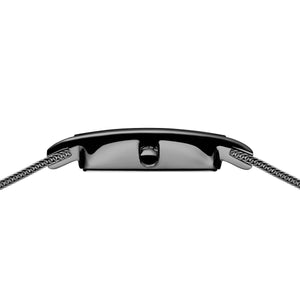 Bering Slim Solar Rectangular Grey Watch