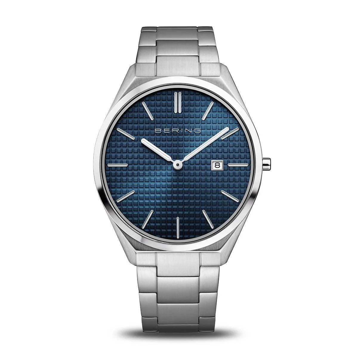 BERING ULTRA Slim Blue Dial Men's Watch 17240-707
