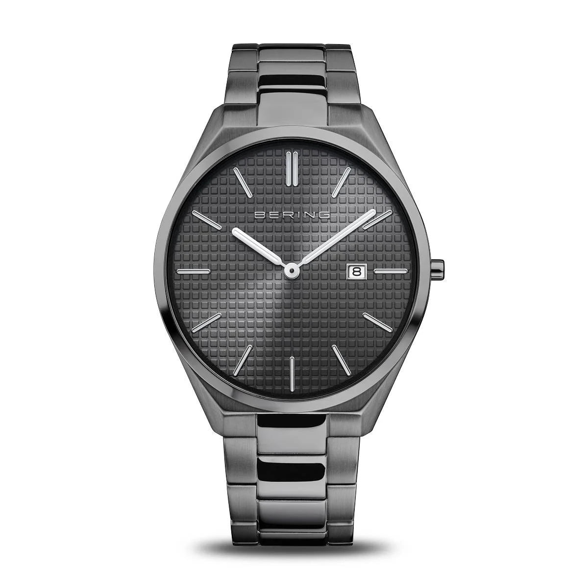 BERING ULTRA Slim Grey Men's Watch 17240-777
