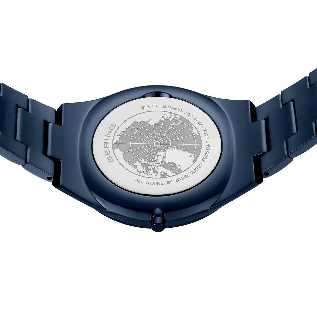 BERING ULTRA Slim Blue Dial Men's Watch 17240-797