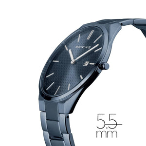 BERING ULTRA Slim Blue Dial Men's Watch 17240-797