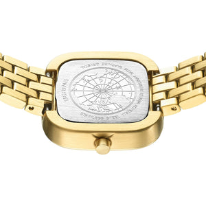 BERING Classic Polished Gold Angular Watch 17926-734