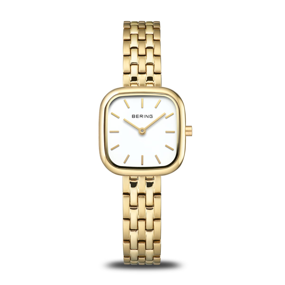 BERING Classic Polished Gold Angular Watch 17926-734