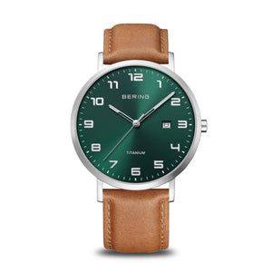 BERING Titanium Green 40mm Dial 18640-568