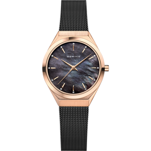 Bering Ladies Ultra Slim Mother of Pearl Watch